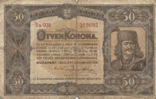 1920. 50K (2x), 100K (2x) T:III,III-