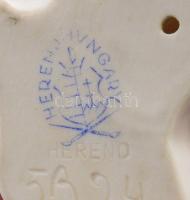 Herendi nyúlpár. Jelzett, hibátlan, 5x4 cm