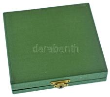 1970. "Dunaújváros 1950-1970" bronzozott Al plakett, hátoldalán gravírozva, eredeti díszto...