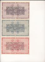 1946. 100.000AP eltolódott nyomat + 500.000AP eltolódott előlap + 1.000.000AP T:F, szép papír, folt
...