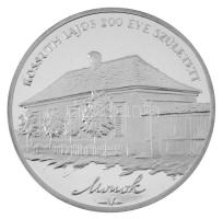 Fritz Mihály (1947-) 2002. "Kossuth Lajos 200 éve született" Ag emlékérem dísztokban és dí...