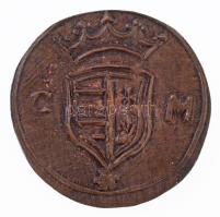 DN II. Rákóczi Ferenc 1704-1711. Denár mintájára készült Br "MÉE" emlékérem (18mm) T:2