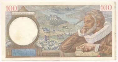 Franciaország 1940. 100Fr "Y. 11052" T:F szép papír France 1940. 100 Francs "Y. 11052...