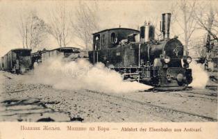 Abfahrt aus Antivari