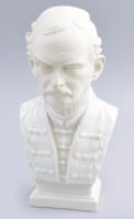 Herendi Gr. Esterházy Móricz büszt, részben mázas, jelzett, m: 22 cm