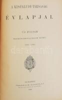1903-1913 A Kisfaludy-Társaság évlapjai. Új folyam XXXVI-XLVII. kötetek (12 db). Bp., 1903-1913, Fra...