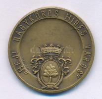 Makovinyi Kálmán 1935. "Arany János / Hej! Nagykőrös híres város" bronz emlékérem "LUDVIG BP" jelzéssel (30mm) T:AU