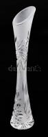 Kristály szálváza, hibátlan, m: 28 cm