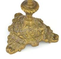 Ötágó gyertyatartó. Réz. XIX. sz. m: 42 cm