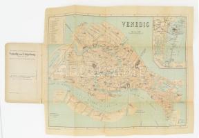 Venedig und Umgebung. Griebens Reiseführer 106. Berlin, 1911 Grieben.. kiadás. Kiadói papírkötés, 10...