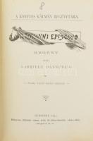 Gabrielle D'Annunzio: Giovanni Episcopo. Bp., 1893. Könyves Kálmán, 149p, H. Gréville: Chénerou...