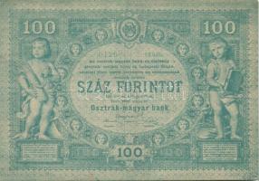 Ausztria/Osztrák-Magyar Bank 1880. 100Ft facsimile T:II
