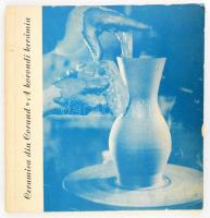 A korondi kerámia. Ceramica din Corund. Csíkszereda (Miercurea-Ciuc),1981, Hargita Megye Művelődési és Szocialista Nevelési Bizottsága-Népi Alkotások és Művészeti Tömegmozgalom Hargia Megyei Irányító Központja. Magyar és román nyelven. Fekete-fehér és színes fotókkal illusztrálva. Kiadói papírkötés.