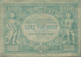 Ausztria/Osztrák-Magyar Bank 1880. 100Ft facsimile (3x) T:II-,II/III