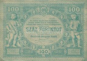 Ausztria/Osztrák-Magyar Bank 1880. 100Ft facsimile (3x) T:II-,II/III