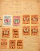 Hagyaték: néhány ezer db főleg külföldi bélyeg füzetekben hozzá hiányos forgalmi adó füzet 1945-ből sok forgalmi adó bélyeggel. Érdemes megnézni!