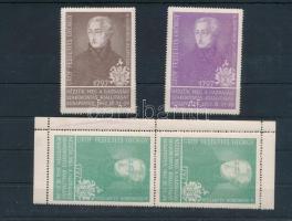 Gróf Festetics György 4 db levélzáró