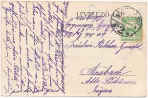 1909 Zabola, Zabala (Háromszék, Treiscaune); Gróf Mikes kastély. A képeslap címzettje Gundel Katalin...