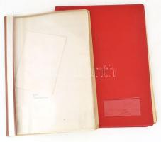 1985-1987 Horváth József Mária (Josef Maria Horvath) (1931-2019) magyar-osztrák zeneszerző, a salzburgi Mozarteum professor emeritusa verseinek és versfordításainak gyűjteménye. Gépelt versgyűjtemény, tartalomjegyzékkel, Horváth József Mária saját kezű dedikációjával Mérnök János (1926-1988) zongoraművész, tanár részére, mappában, 72 p. + Külön Mérnök János részére írt, autográf dedikációval ellátott verse, valamint saját kezű levele. + Egy további mappa gépelt versekkel, helyenként kézzel írt kiegészítésekkel, javításokkal.