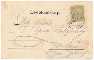 1902 Szávaszentdemeter, Mitrovice, Mitrovitz an der Save, Sremska Mitrovica; Kolodvor / Bahnhof / va...