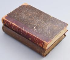 Kossuth Lajos: Irataim az emigráczióból 2 kötete: II. köt.: A villafrancai béka után.; III. köt.: A remény és csapások kora 1860-1862.; Bp., 1881-1882, Athenaeum, 4+578+1 p. Korabeli félbőr-kötés, és korabeli félvászon-kötés, kopott borítókkal, a II. kötet foltos lapokkal, "Kolozsvári Casino" bélyegzésekkel és az utolsó lapon kis lyukkal.