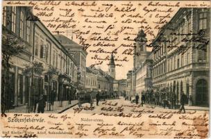 1904 Székesfehérvár, Nádor utca, Café Elite kávéház, üzletek. Eisler Adolf kiadása (fl)