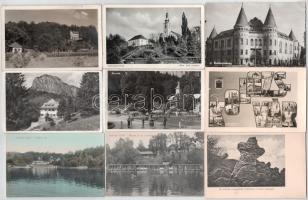 80 db RÉGI magyar kiadású erdélyi város képeslap (1900-1943), közte néhány fotó / 80 pre-1945 Transylvanian town-view postcards, including a few photos