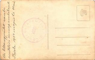 1934 Bicske, az Oltáregyesület zászlószentelési ünnepsége. photo + "Bicskei Oltáregylet 1930&qu...