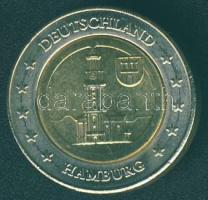 Németország DN 2€ "Hamburg" próbaveret T:1