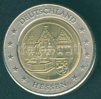 Németország DN 2€ "Hessen" próbaveret T:1