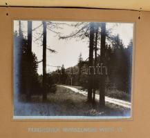 cca 1900 Erdély, 17 db nagy méretű fotó A Szabadalmaztatott Osztrák-Magyar Államvasúttársaság uradal...