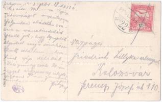 1917 Zólyom, Zvolen; Szalatnai híd, asszonyok mosnak a Garam folyó partján. Vasúti levelezőlapárusít...