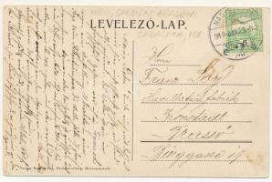 1919 Nagyszeben, Hermannstadt, Sibiu; Dragonerwache. Verlag Karl Graef / tér, piac / market square (...