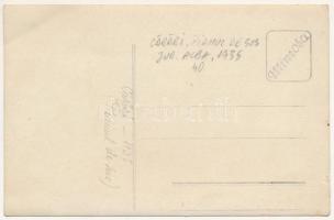 1935 Felsőpián, Pianu de Sus; tanyaház / farm house. photo (kis szakadás / small tear)