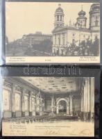 68 db RÉGI orosz képeslap vegyes minőségben: városok, motívumok, érdekesebb lapok. 50 lapos (összese...