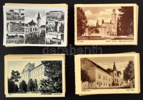 Kb. 210 db RÉGI történelmi magyar város képeslap (közte erdélyi, felvidéki és délvidéki városok is), mind különbőző / Cca. 210 pre-1945 Historical Hungarian town-view postcards (including Transylvanian, Upper- and Southern Hungary), all different