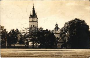 1929 Szászhermány, Honigberg, Harman (Brassó, Kronstadt, Brasov); Kirchen-Kastell / Evangélikus erődtemplom / Lutheran castle church. photo (fl)