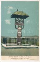 Orlát, Winsberg, Orlat (Szeben, Sibiu); Troita ridicata pe Cetatea Orlatului in amintirea Eroilor din 1916. George Baciu / első vilgáháborús emlékmű / WWI military monument (Rb)