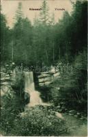 Sósmező, Poiana Sarata; vízesés / waterfall (gyűrődés / crease)