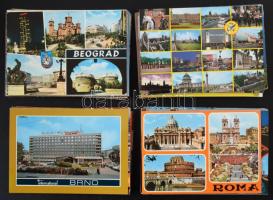 Kb. 150 db MODERN használatlan külföldi város képeslap