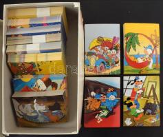 WALT DISNEY - 600 db modern postatiszta képeslap: 12 különböző képeslap 50 darabos csomagokban / 600 modern unused postcards - 12 different postcards in packs of 50