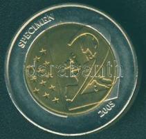 Vatikán DN 2€ "XVI.Benedek pápa" próbaveret T:1