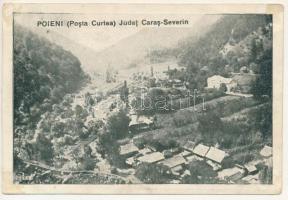 1928 Ruszkatő, Poieni (Marzsina mellett / near Margina); Posta Curtea. Filimon Bublea / látkép / general view (ragasztónyomok / glue marks)