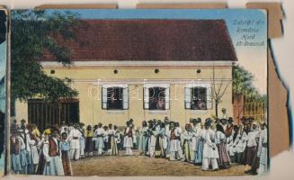 Romania - Album mit Volkstrachten aus Rumaenien / Porturi Nationale Romane - postcard leporello with...