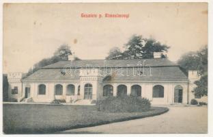 Gesztete, Hostice; Putnoky kastély, hátoldalán kézi rajz / castle, with hand drawing on the backside (fl)