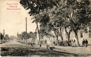 1915 Biharpüspöki, Bischof Bihar, Episcopia Bihor; Fő utca. Pontelli Emil kiadása / main street (EB)