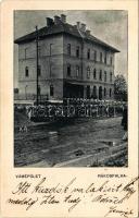 1903 Budapest XIV. Rákosfalva, Vámépület (EK)