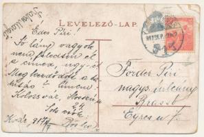 1917 Kolozsvár, Cluj; New York szálloda, Schuster Emil üzlete / hotel, shops (b)