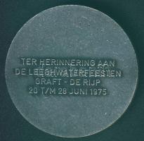 Hollandia 1975. "Leeghwater" ffém emlékérem T:1 Díszdobozban!