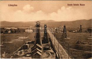 Campina, Sonde Schela Bucea / oil plant, oil drilling towers (EK)